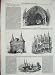 1864 LUBECK PORCH CATHEDRAL HOLSTEIN THOR RATH-HAUS