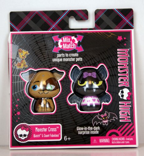 Image of Monster High Monster Cross Series 1 Action Figure Watzit Count Fabulous