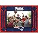 New England Patriots Art Glass Horizontal Frame