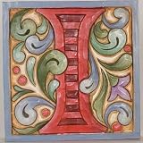 Jim Shore Heartwood Creek Monogram Letter I Figurine 4013215I