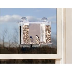 Super Songbird One Way Mirror Window Feeder by 