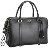 D&G Dolce & Gabbana Small Three-Zip Lily Twist Satchel