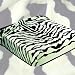 Acrylic Mink 275 Zebra Skin Blanket