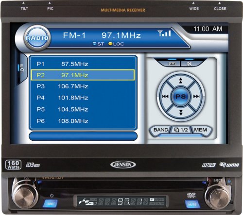 Jensen VM9212 Multimedia CD/DVD Receiver with 7 Touch Screen