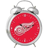 Mustang Detroit Red Wings Retro Bell Alarm Clock