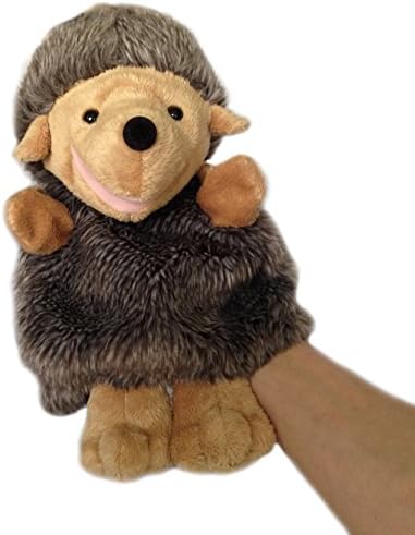 NIC NAC 14" (35.56cm) PLUSH HEDGE HOG ANIMAL HAND PUPPET / MARIONETA