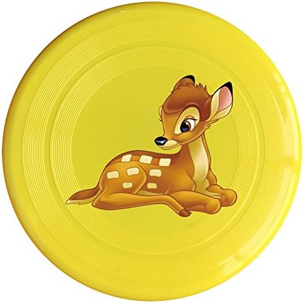 Shimile10 New Design 150g Yellow Toy Cute Animated Fawn Frisbee Disc