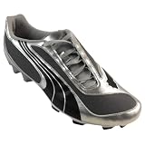 from Puma Mens Puma V5 08 SL FG Silver Black Firm Ground Football Boots Soccer Cleats Boot