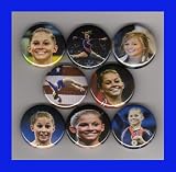 Shawn Johnson Olympics Dancing Set of 8 - 1 Inch Buttons