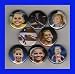 Shawn Johnson Olympics Dancing Set of 8 - 1 Inch Magnets