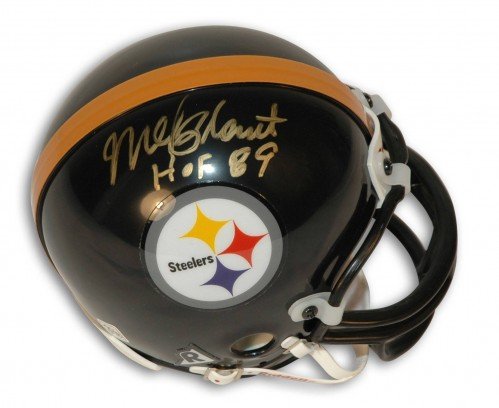 Mel Blount Autographed/Hand Signed Pittsburgh Steelers Mini Helmet Inscribed HOF 89