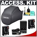 Accessory Kit for Canon Rebel XT & XTi Digital SLR Camera with Canon EH-18L Semi-Hard Case + 2 Spare NB-2LH Batteries & Battery Charger + 6 Piece Deluxe Cleaning Kit