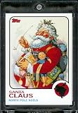 2007 Topps Santa Claus Baseball Card # 8 Santa'S Important Friends (1973 Design) / Shipped in a Protective Screw Down Display Case