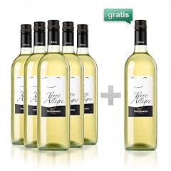 5+1 Aktion Trebbiano Terre Allegre Weisswein IGT, 6 Flaschen zum Preis von 5! - 6x750ml