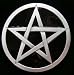 Pentagram-enamled Belt Buckle