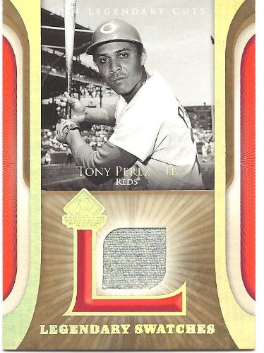 Tony Perez 2004 SP Legendary Cuts Legendary Swatches Jersey Card #TP Cincinnati Reds