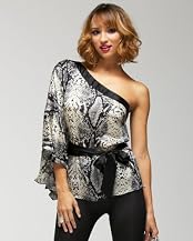 Dramatic One Sleeve Batwing Top