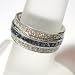 14K White Gold Sapphire and Diamond Ring