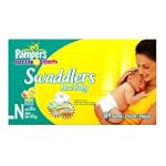 SAVE $4.34 - Pampers Swaddlers Diapers, Newborn (Up To 10 Lbs), Big Pack, 84 Swaddlers $18.99