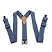 Perry Hook-On Belt Suspenders Regular - The Original - Denim Blue - 2