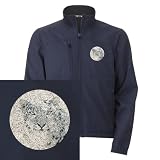 Artsmith, Inc. Men’s Embroidered Jacket Snow Leopard HD Apple – Navy, XL thumbnail
