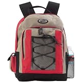 Extreme PakTM Taupe and Red Multi-Use Backpack