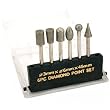 6 Diamond Coated Burs Lapidary Grinding Rotary Tools