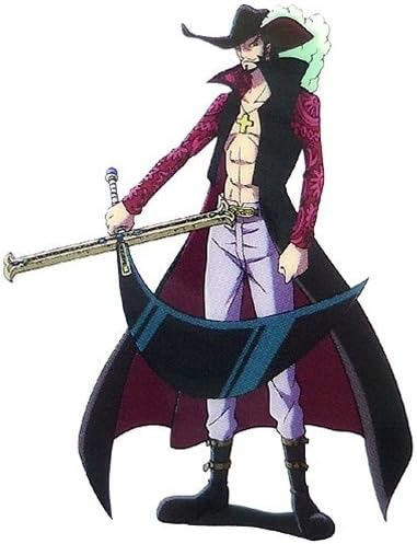 One Piece " Hawk-Eye Dracule Mihawk " transcription Sticker Anime Goods seal