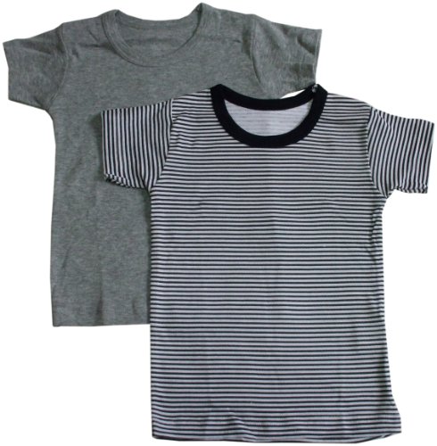 サンベビー 半袖Tシャツ2枚組 ブラック 95cm