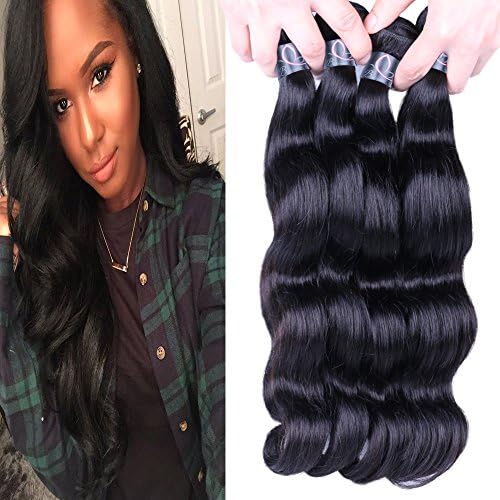 Bulanni Hair 7a Grade Brazilian Virgin Hair Body Wave Hair 3 Bundles Virgin Brazilian Hair Weave Bundles Can Be Dyed and Bleached