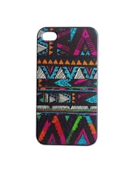 Wireless: Meaci? Iphone 4 4s Hipster Aztec Tribal Maya Quirky Stripes Touch Sense Pattern Series Fast Colours Protective Pc Hard Case 1x Free Anti-dust Plug Stopper-random Color (Ii) - Meaci