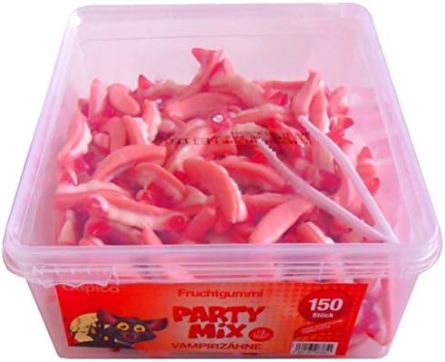 Capico Gummy Candy Halal Party Mix Wampir Teeth (1 x 1,05 kg)