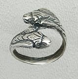 Sterling Silver Two Headed Snake Ring...Why Be Ordinary?