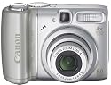 Canon PowerShot A580 Digitalkamera (8 Megapixel, 4-fach opt. Zoom, 2,5" Display) silber inkl. adidas EUROPASS Match Ball Replica