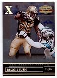 REGGIE BUSH 2007 Donruss Gridiron Gear #33 SILVER HOLOFOIL X PARALLEL #078 of 250 made! New Orleans SAINTS Football Card