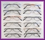 Reading Glasses Wholesale Lot Of 12-Metal Frame +1.25