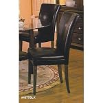 Buy Parson Chairs Black Leatherette Cherry online