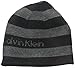 Calvin Klein Men's Logo Stripe Reversible Beanie