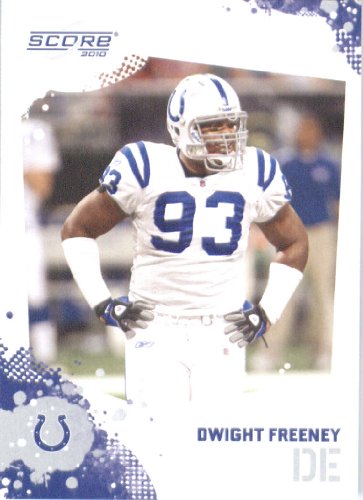 Dwight Freeney - Indianapolis Colts - 2010 Score Football Card - NFL Trading Card in Screwdown Case
