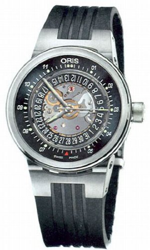 Oris Men's 733 7560 4114RS Williams F1 Team Skeleton Engine Date Watch