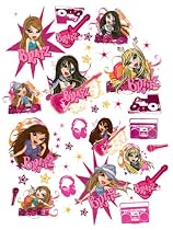 Bratz Stikarounds Wall Stickers Musical Starz Design 38 pieces