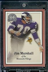2000 Fleer Greats of the Game Football Card # 44 Jim Marshall Minnesota Vikings Mint Condition - Shipped In Protective ScrewDown Case!