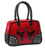 Rock Rebel Accessory GB3 NEVER AGAIN Bag - Red