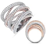 Watch & Jewelry Online Shop Ranking 22. 14K Two Tone Gold 6.47cttw Round Diamond Fashion Ring Watch & Jewelry Online Shop Ranking 22. 14K Two Tone Gold 6.47cttw Round Diamond Fashion Ring