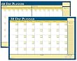 House of Doolittle 30/60 day Laminated Non-Dated Planner with Write on/Wipe off feature, 24 x 18 Inch, Recycled (HOD641)