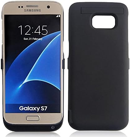 Galaxy S7 Battery Case, TouYinger 6500mAh Extended Battery Fast Charger Charging Cover Case for Samsung Galaxy S7 (Black)