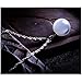 Sephla 14k White Gold Overlay Sterling Silver Moonstone Pendant Necklace For Women
