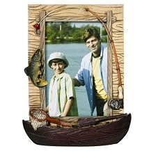 Boat Lake Placid Photo Frame - 4x6"