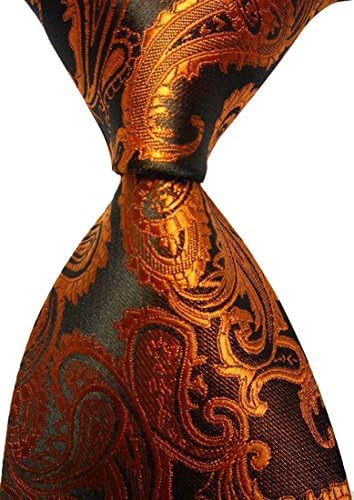 New Paisley Jacquard Woven Men's Tie Necktie