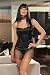 Apparel : SeXy Black Corset Set Pantie Beaded Mini Skirt SALE 32 or 34